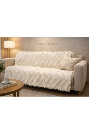 ECEM HOME Sakallı Koltuk Örtüsü