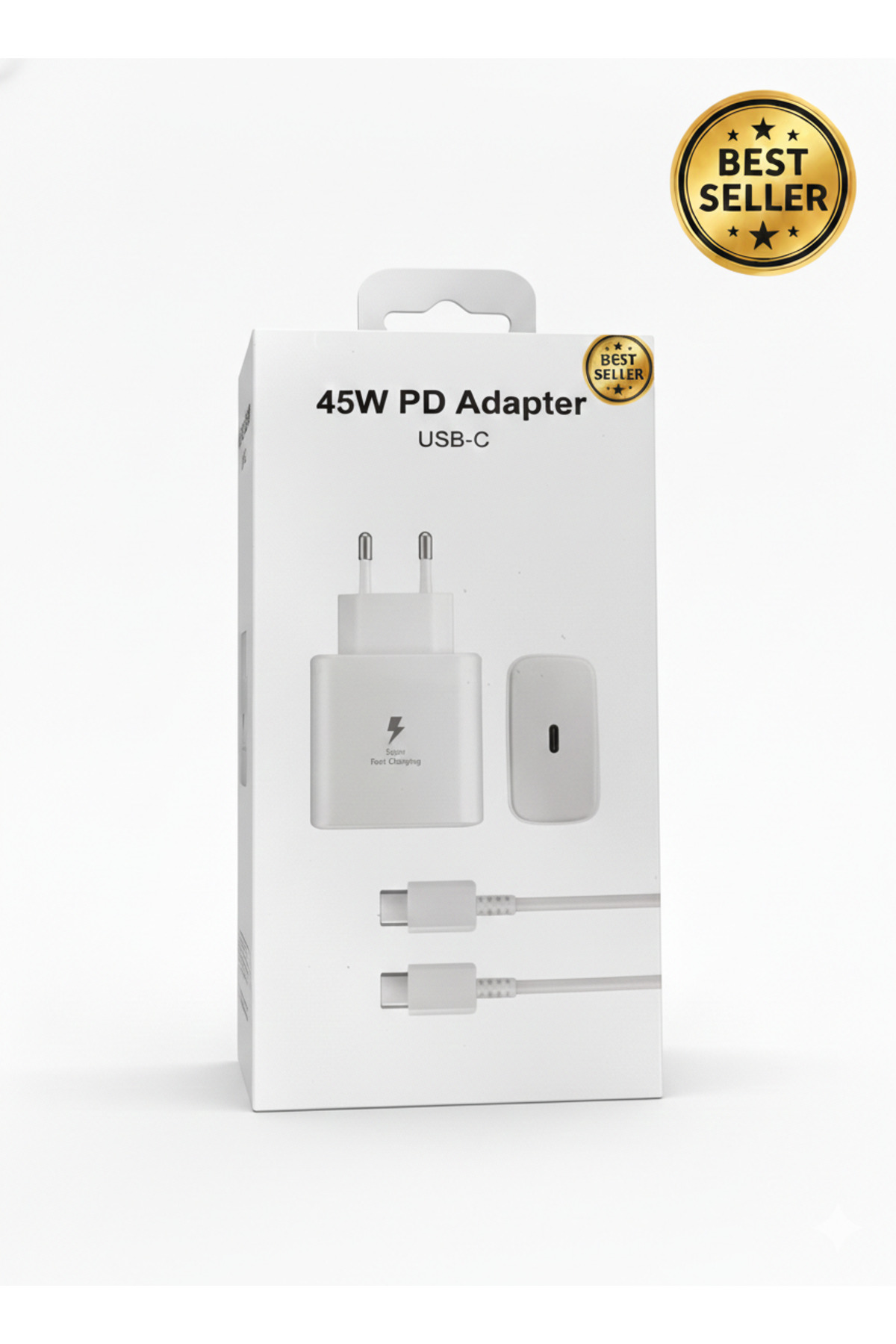 Incarcator Rapid USB-C PD 45W cu Cablu  Fast Charging Compatibil iPhone si Samsung