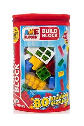 DoğaAtölye Ant Çantalı Blok 80 Parça Lego