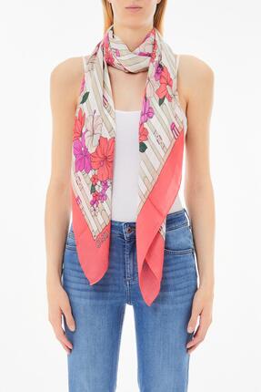 liu.jo Kırmızı Çiçekli Kadın Fular