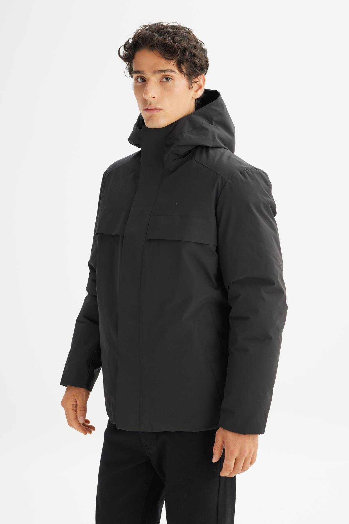 Puffer Siyah Erkek Mont L2520258001 — مشکی 5003317429 — تصویر 4 از 6