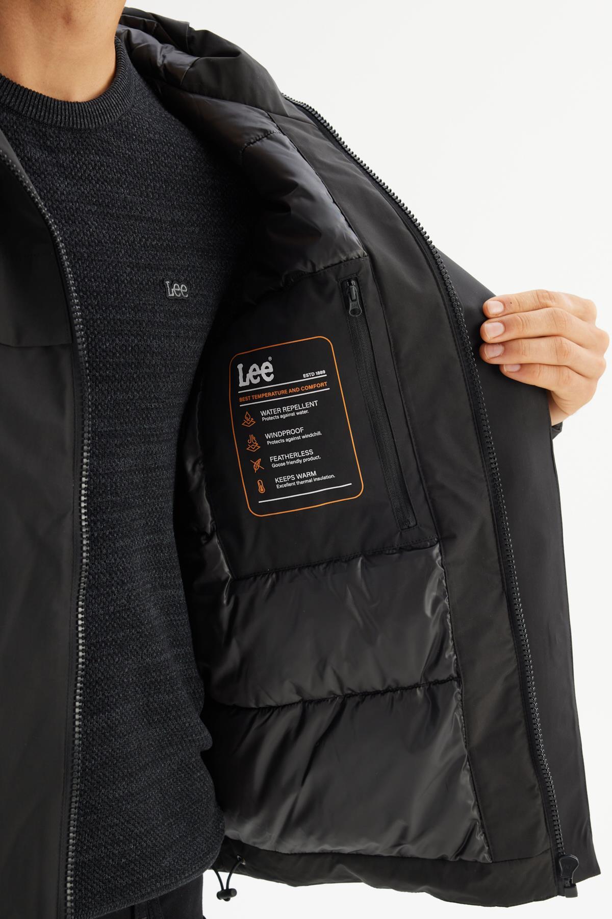 Puffer Siyah Erkek Mont L2520258001 — مشکی 5003317429 — تصویر 5 از 6