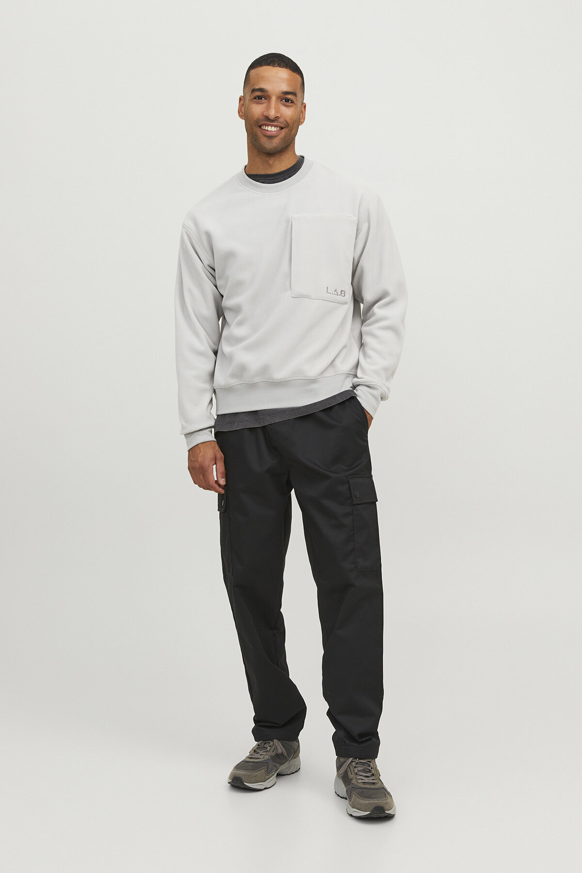 سویشرت مردانه راسته آستین استاندارد | جک اند جونز Jack & Jones 12241523 - تصویر 2