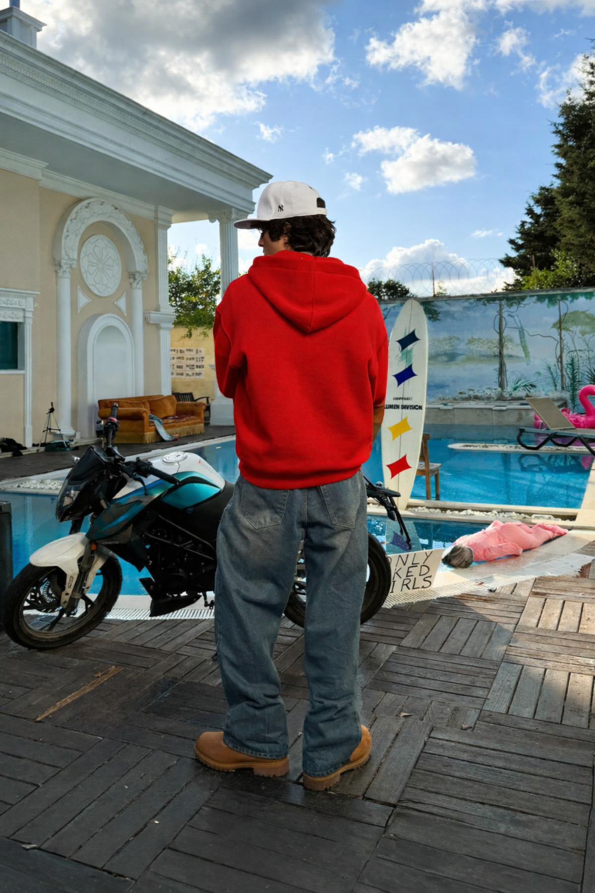 YAKAMEL  Erkek Fermuarlı Bol Kalıp Kalın Kışlık Geniş Hırka - Görsel 2