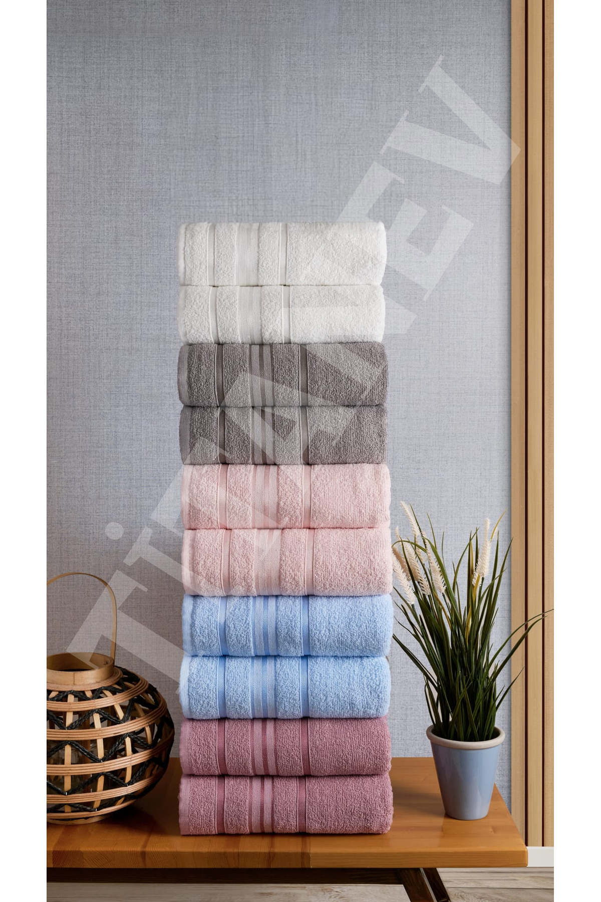 TİTANEV HİERA Набір рушників для рук і обличчя, 10 шт., 50x90 см