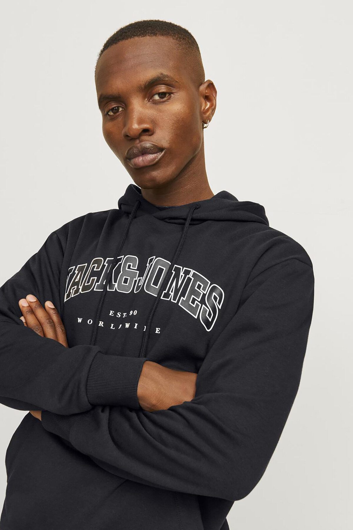 سویشرت مردانه راسته آستین بلند | جک اند جونز Jack & Jones p-zal-roma-2024-112 - تصویر 3