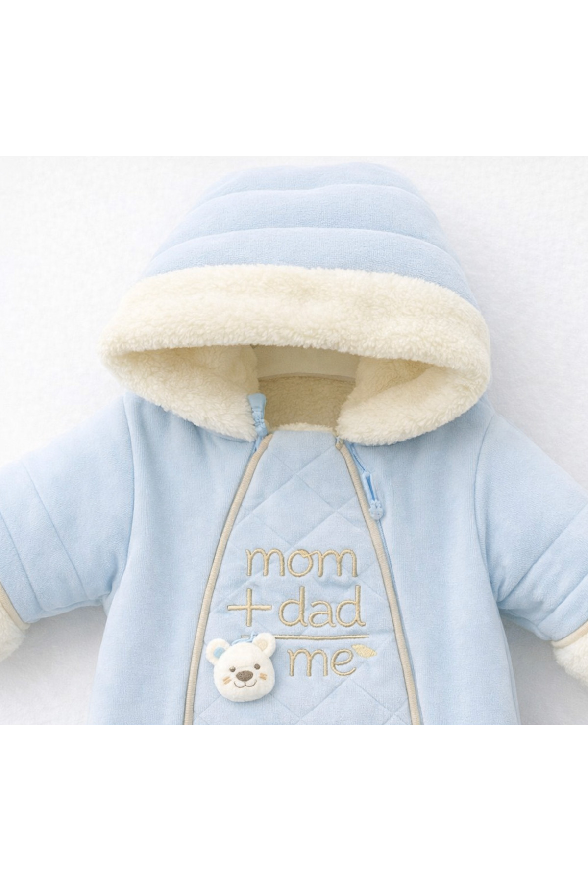 Kardeşler Bebe Welsoft Pelüş Astronot Bebek Tulum fotoğrafı 2 (önizleme)