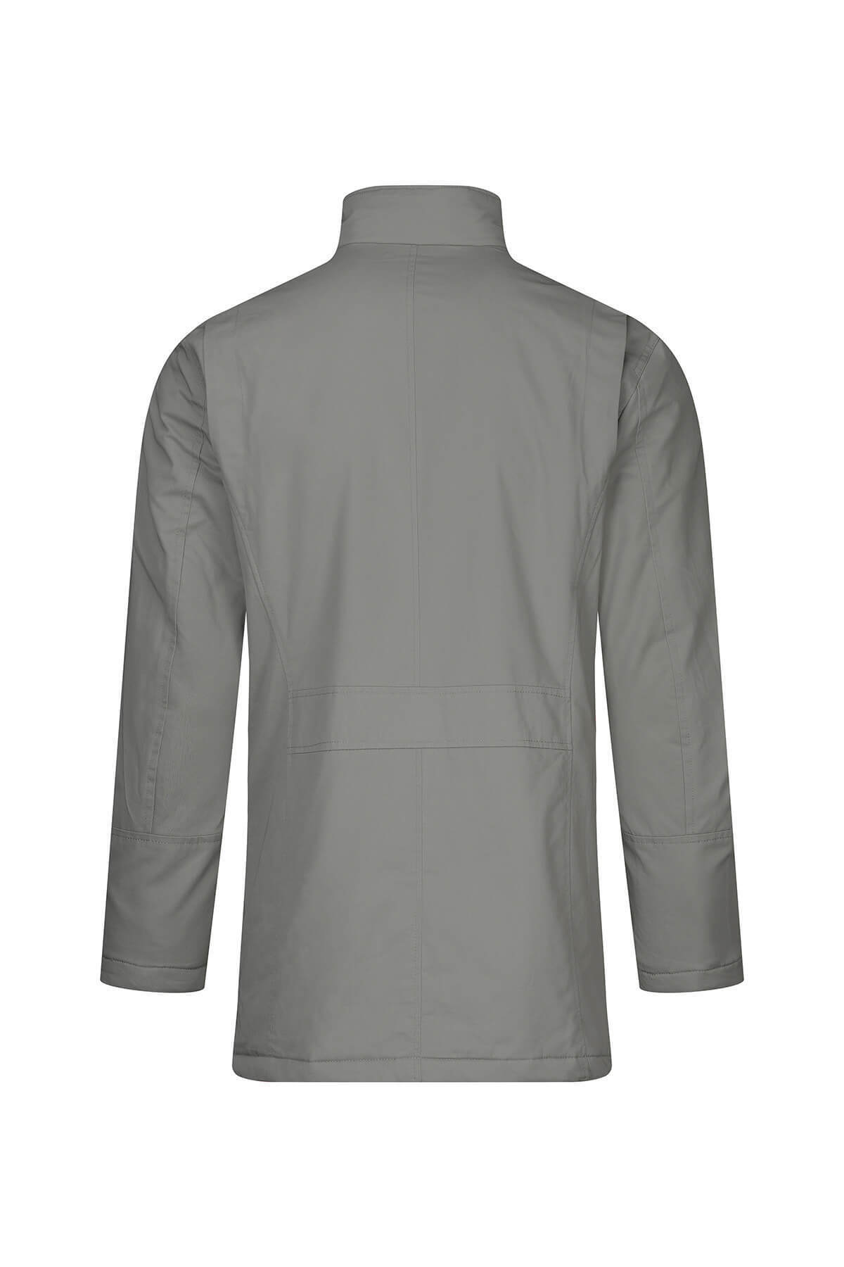 Hatemoğlu Bej Slim Fit Hakim Yaka 100% Pamuk Pardösü görsel 2