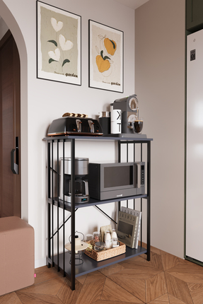 AWOX DEPOLA Metal Depolama Rafı Çok Amaçlı Raf Kiler Dolabı 100x40