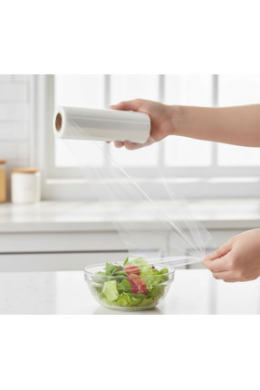 NOVATREND STORE Gıda Streç Film 10 MIC 30CM x 200 MT ( Pe Cling Film ) Gıda S...