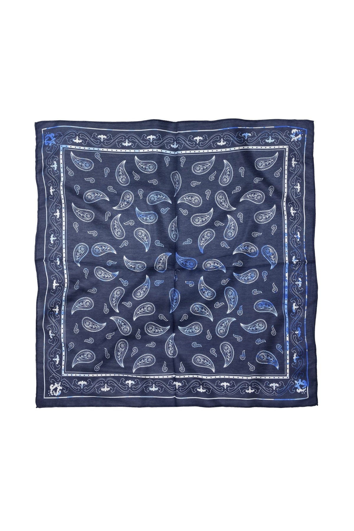 Cotton Polyester Shawl Patterned Scarf / Bandana 60x60cm