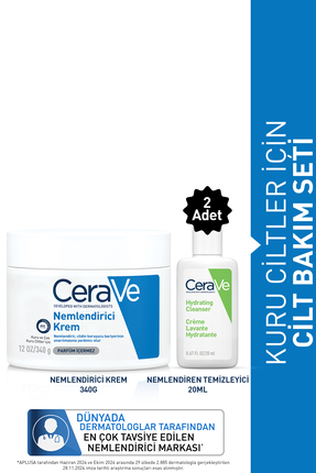 CeraVe Kuru Ciltler için Cilt Bakım Seti