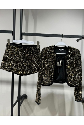 HOBBY CONCEPT PUL PAYETLI ŞORTLU TAKIM