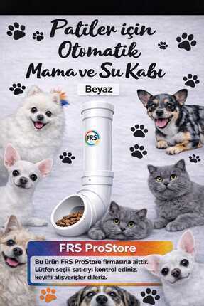 Frs Sokak Hayvanları İçin Akıllı Otomatik Mama veya Su Kabı, Sokak Kedi ve Kö...