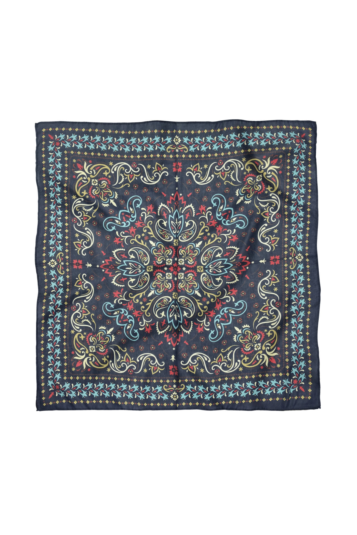 Cotton Polyester Ethnic Patterned Scarf / Bandana 60x60cm