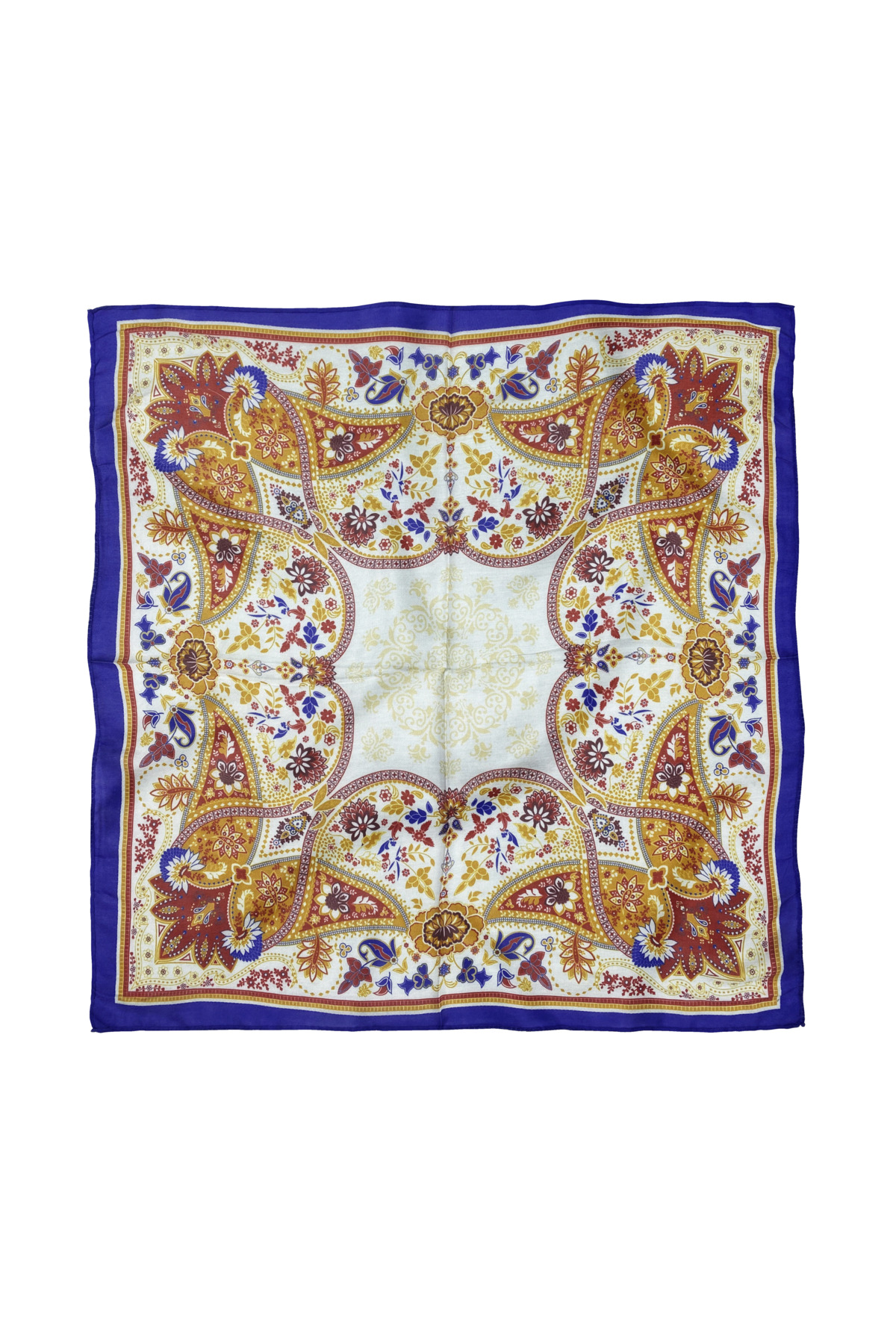 Cotton Polyester Ethnic Patterned Scarf / Bandana 60x60cm