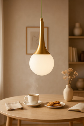 Vivido Home Antique Bronze Tekli Nova Sarkıt Avize