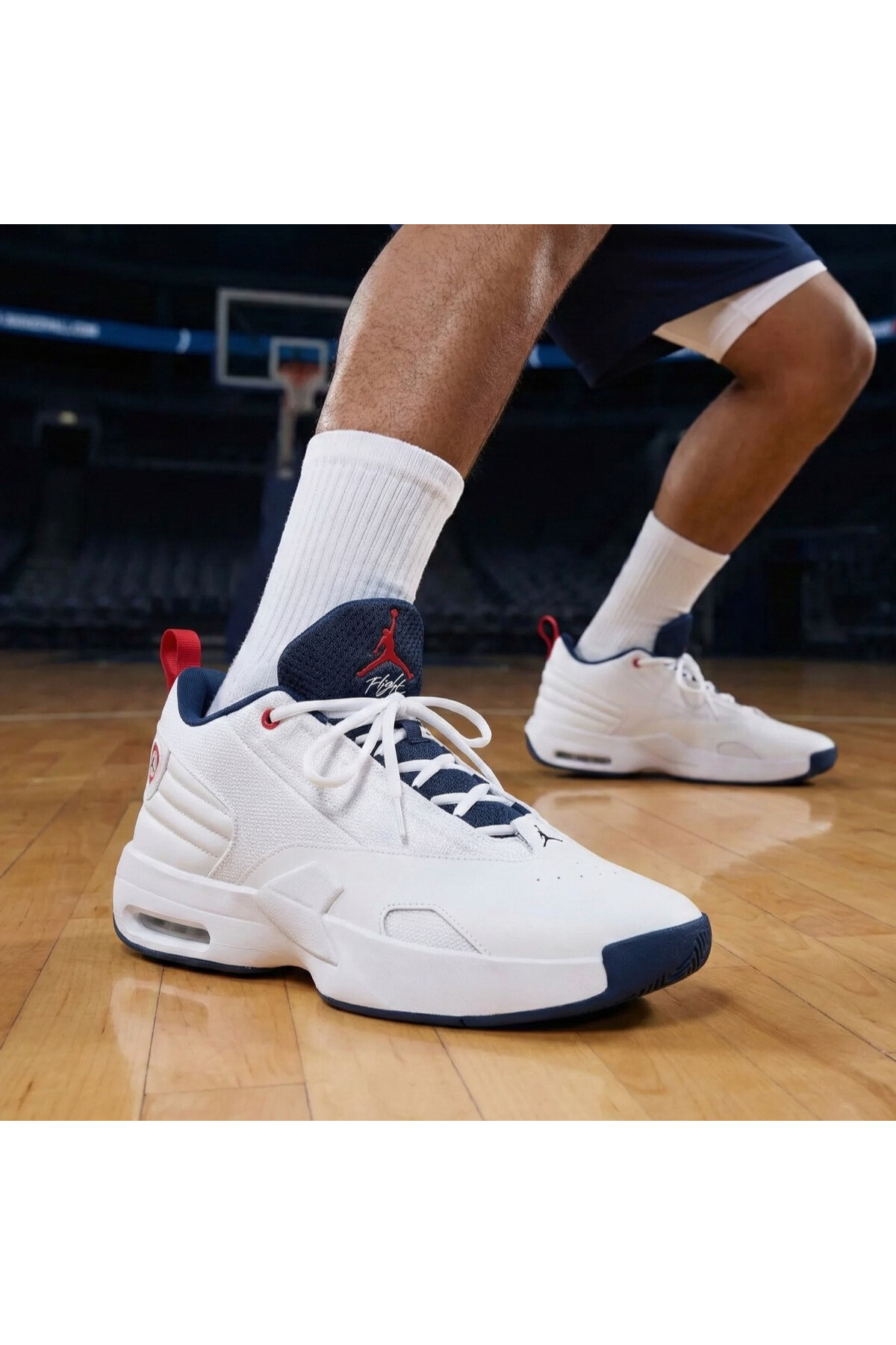 Nike Jordan Max Aura 6 Erkek Beyaz Basketbol Ayakkabısı Sportie