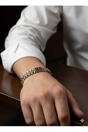 Mİ MİND Erkek Model Çelik Bileklik