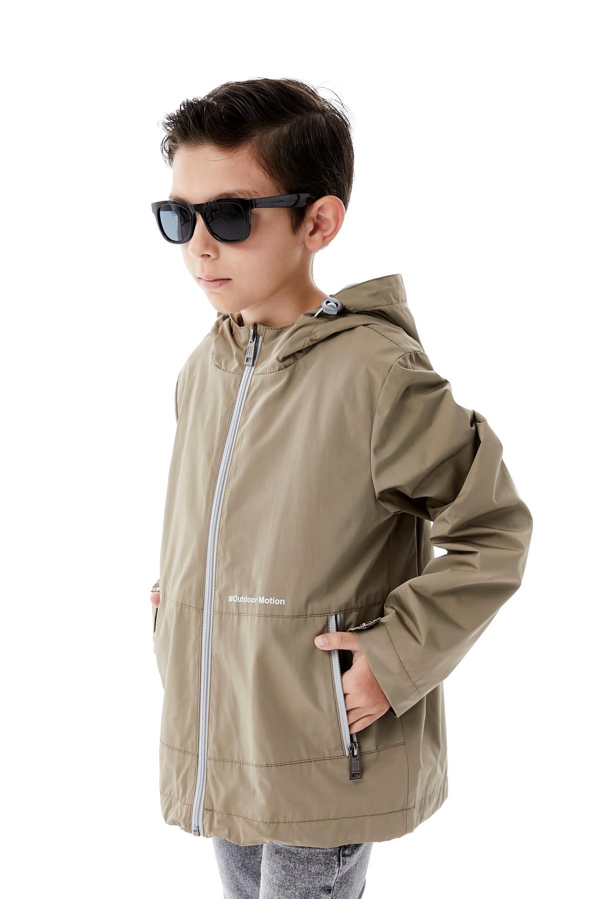Benittokids Erkek Çocuk Kapüşonlu Mevsimlik Yağmurluk 51366 fotoğrafı 5 (önizleme)