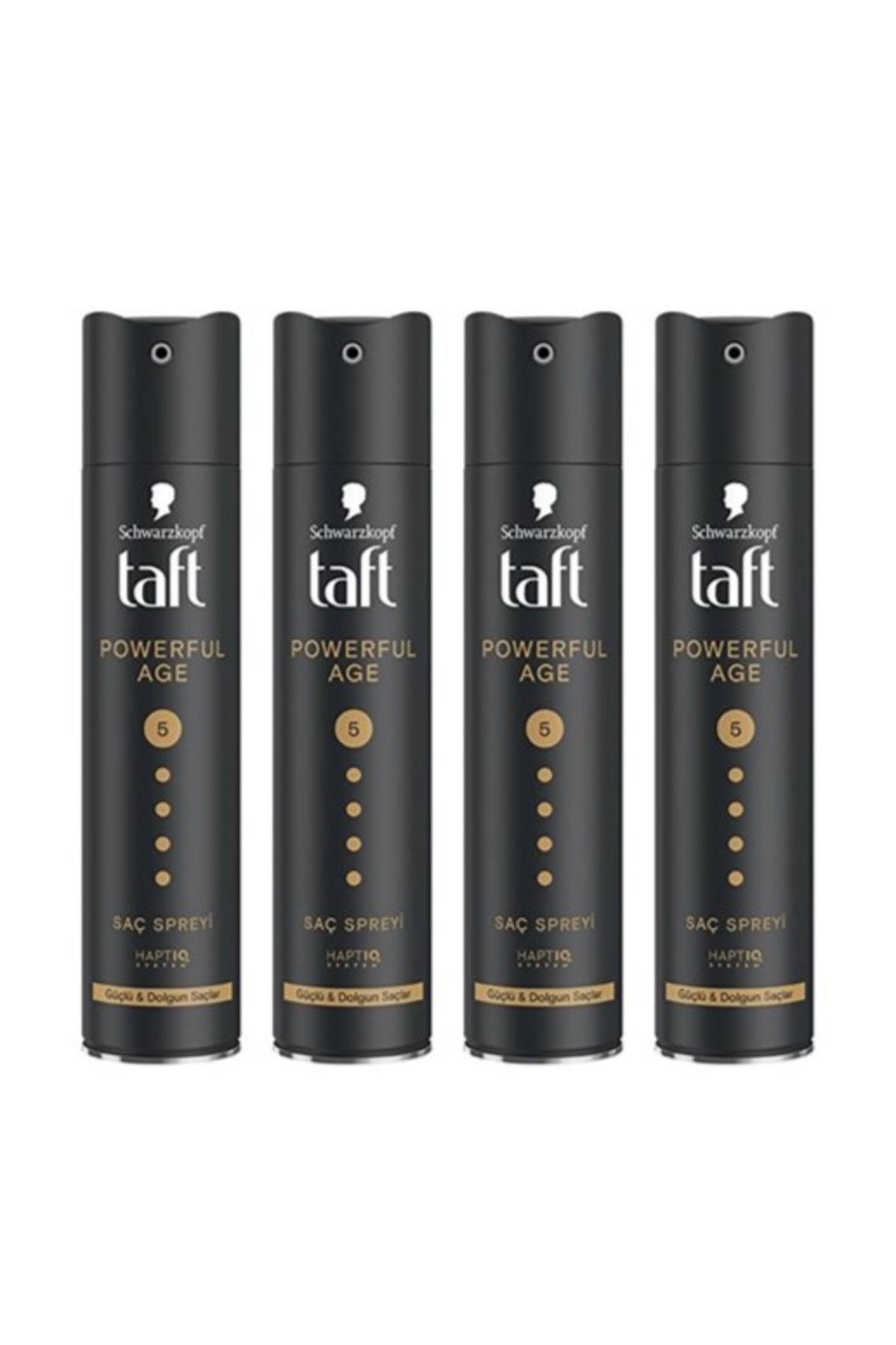 Taft , Powerful Age, Saç Spreyi - 250 ml X 4 Adet — 10000575-4