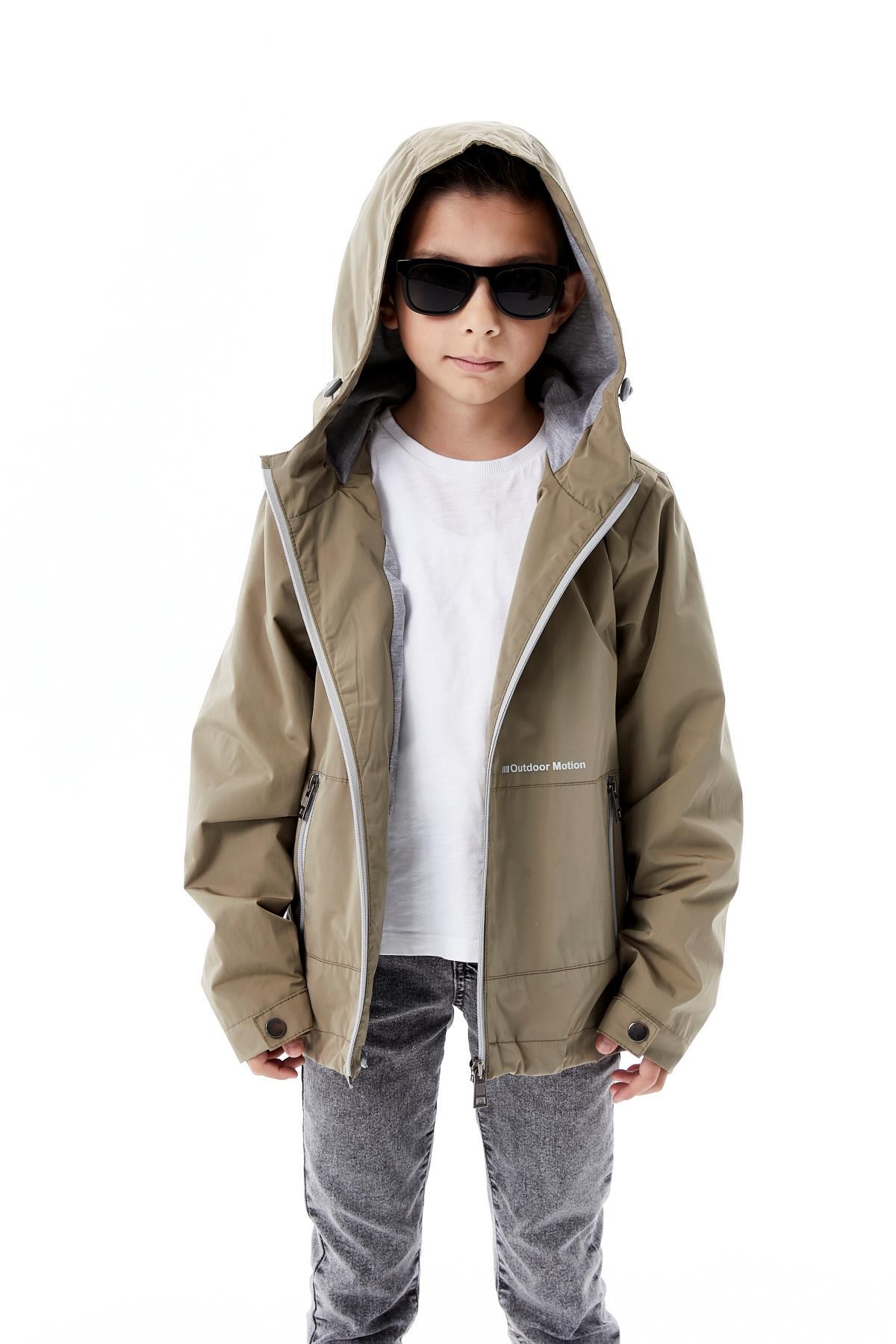 Benittokids Erkek Çocuk Kapüşonlu Mevsimlik Yağmurluk 51366 fotoğrafı 3 (önizleme)