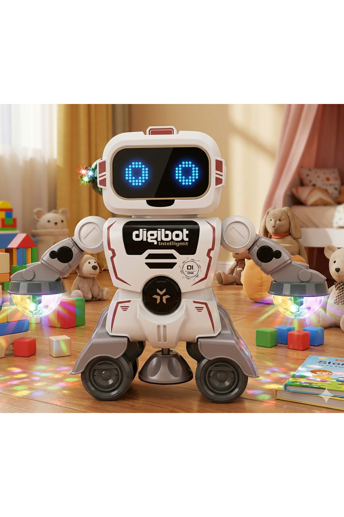 Intelligent Music Dancing Robot Toy Educational Mind-Building Fun