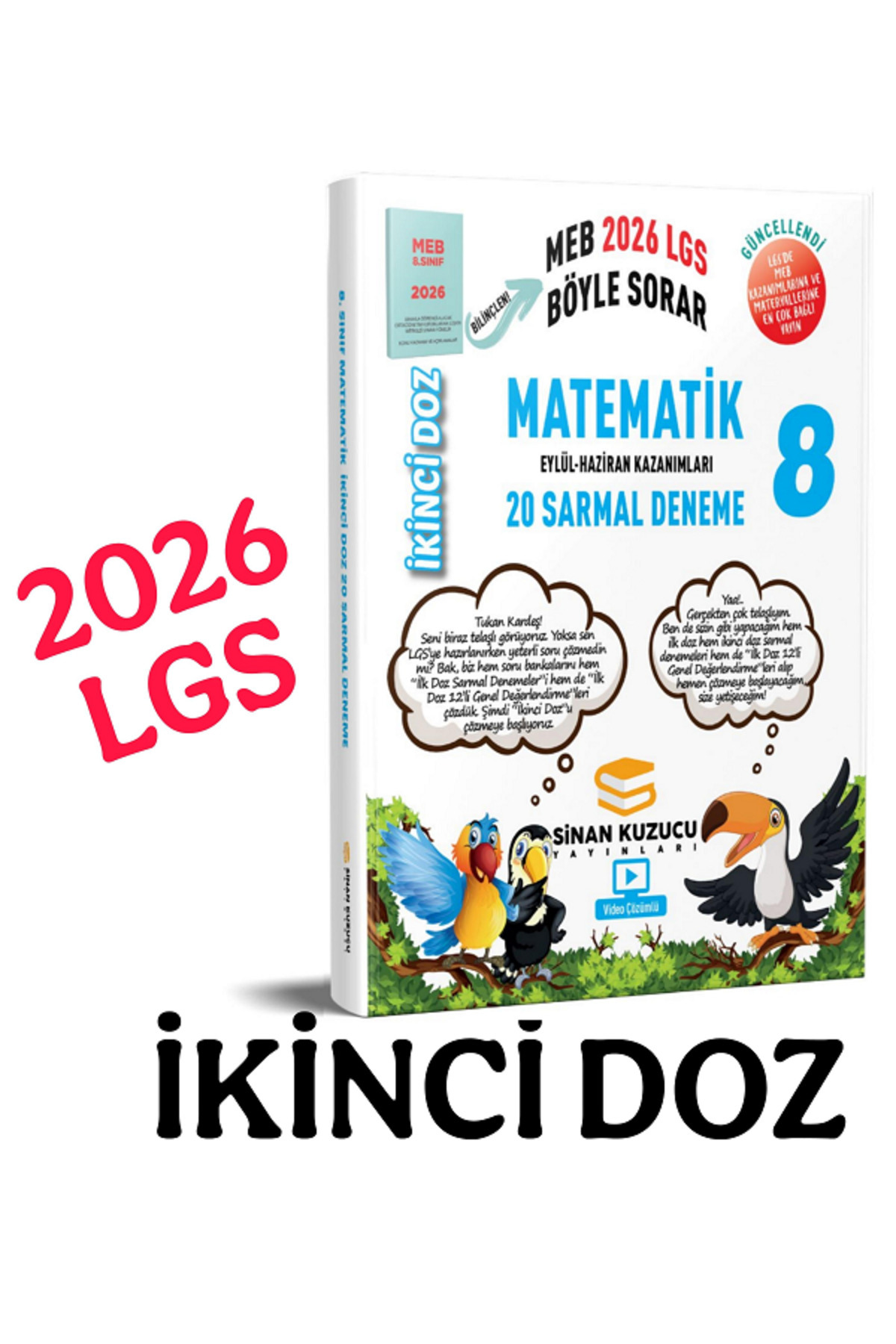 Efsane Yayınları 8.Sınıf Sinan Kuzucu İkinci Doz Matematik +