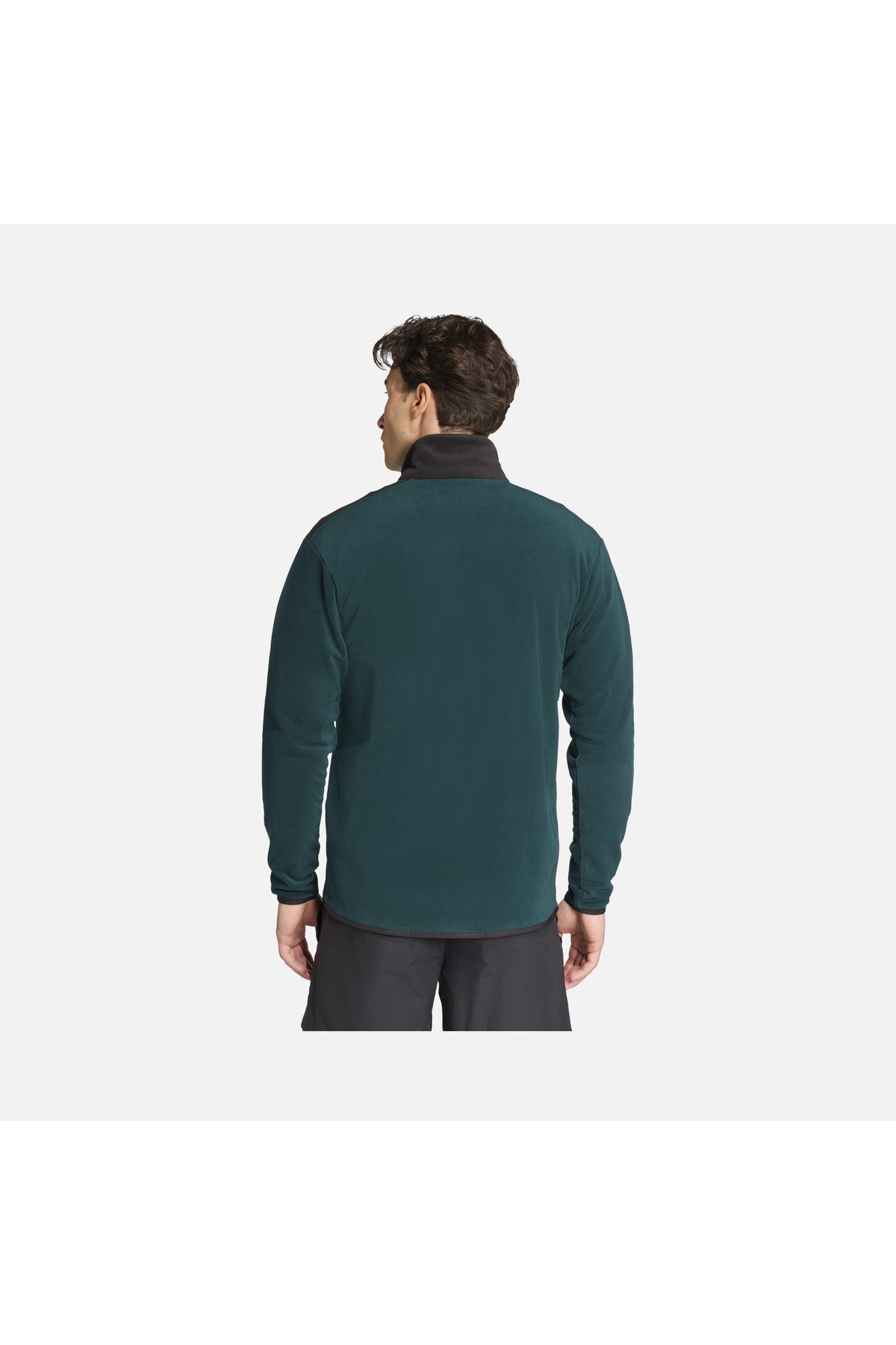 MT FZ FLEECE Zip-Up Top — مشکی JM0134 — تصویر 3 از 6