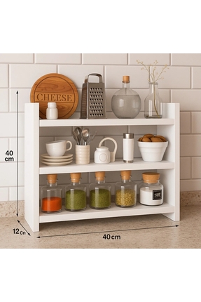 art mobilya Tezgaz Üstü Çok Amaçlı Düzenleyici %100 MDF