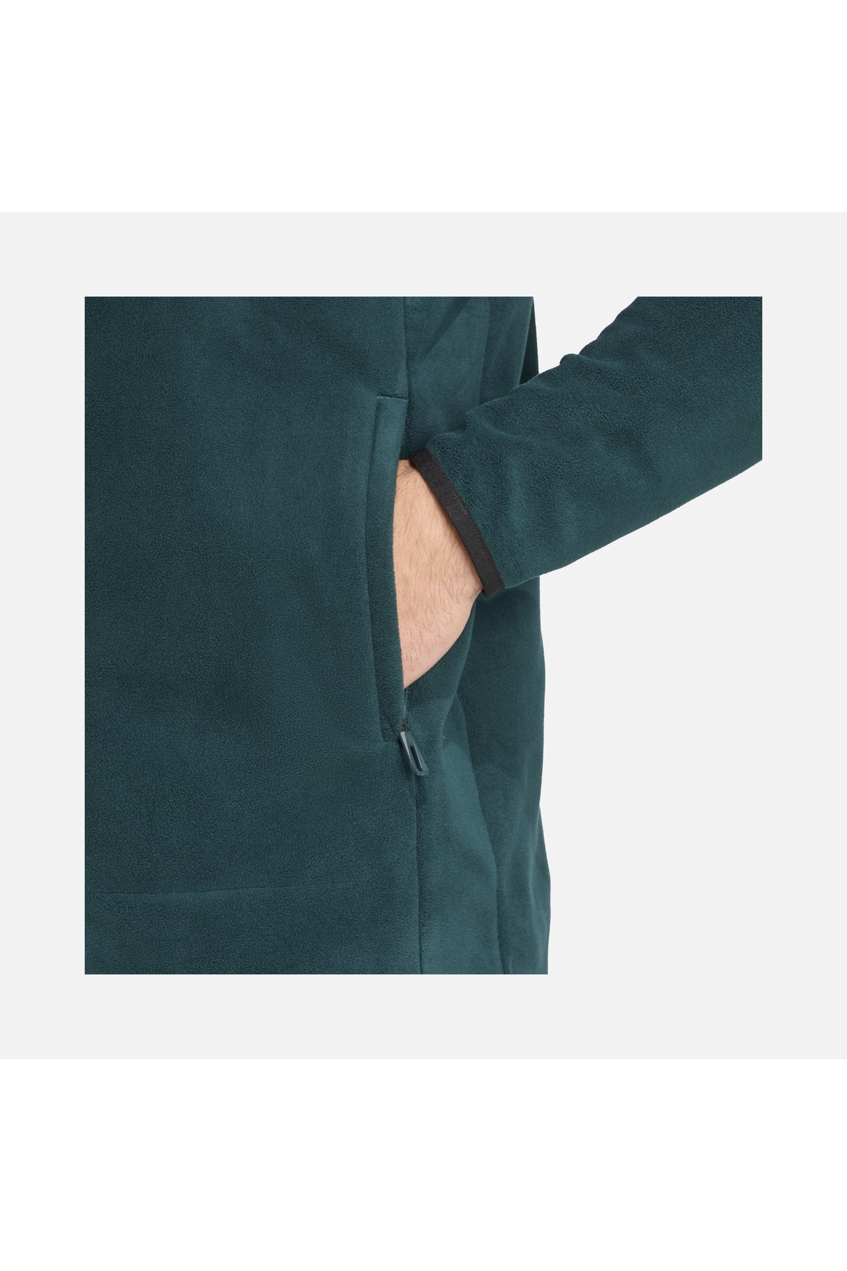 MT FZ FLEECE Zip-Up Top — مشکی JM0134 — تصویر 5 از 6
