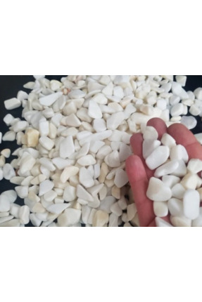 rrm tedarik Beyaz Dolomit Taş 10 Kg 1-2 Cm Dere Çakıl Taşı Saksı Taşı Akvaryu...