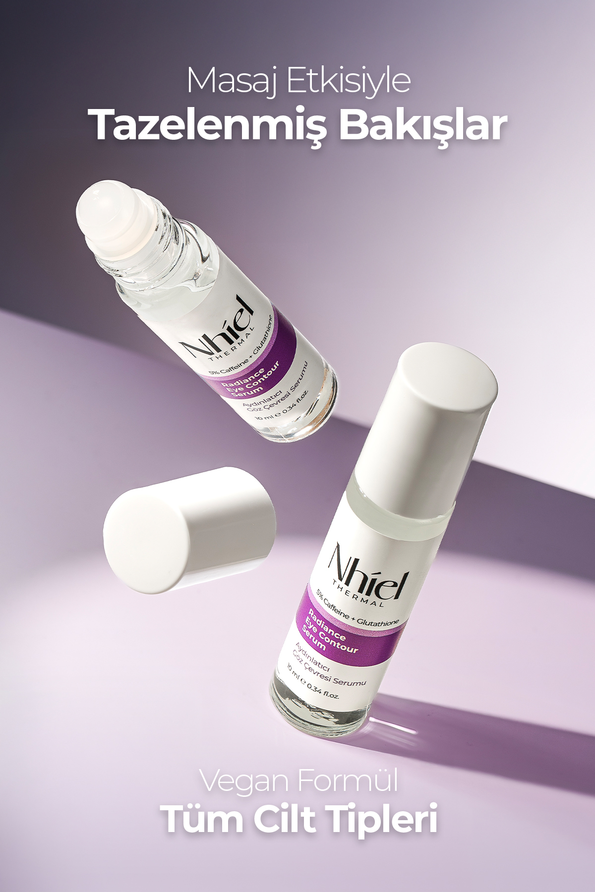Torbalanma Karşıtı Aydınlatıcı Göz Çevresi Serumu 10 ml (%5 Kafein + Glutatyon) — NT104 — تصویر 6 از 6