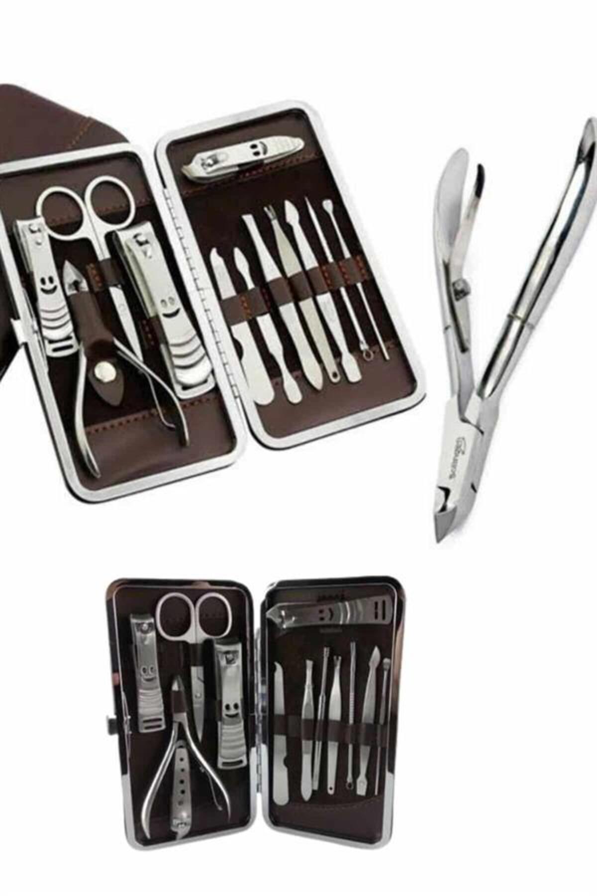 isiltikidsmoda 12 Parça Paslanmaz Çelik Kompakt ve Taşınabilir Manikür Makası Tırnak Makası - Lisinya fotoğrafı 3 (önizleme)