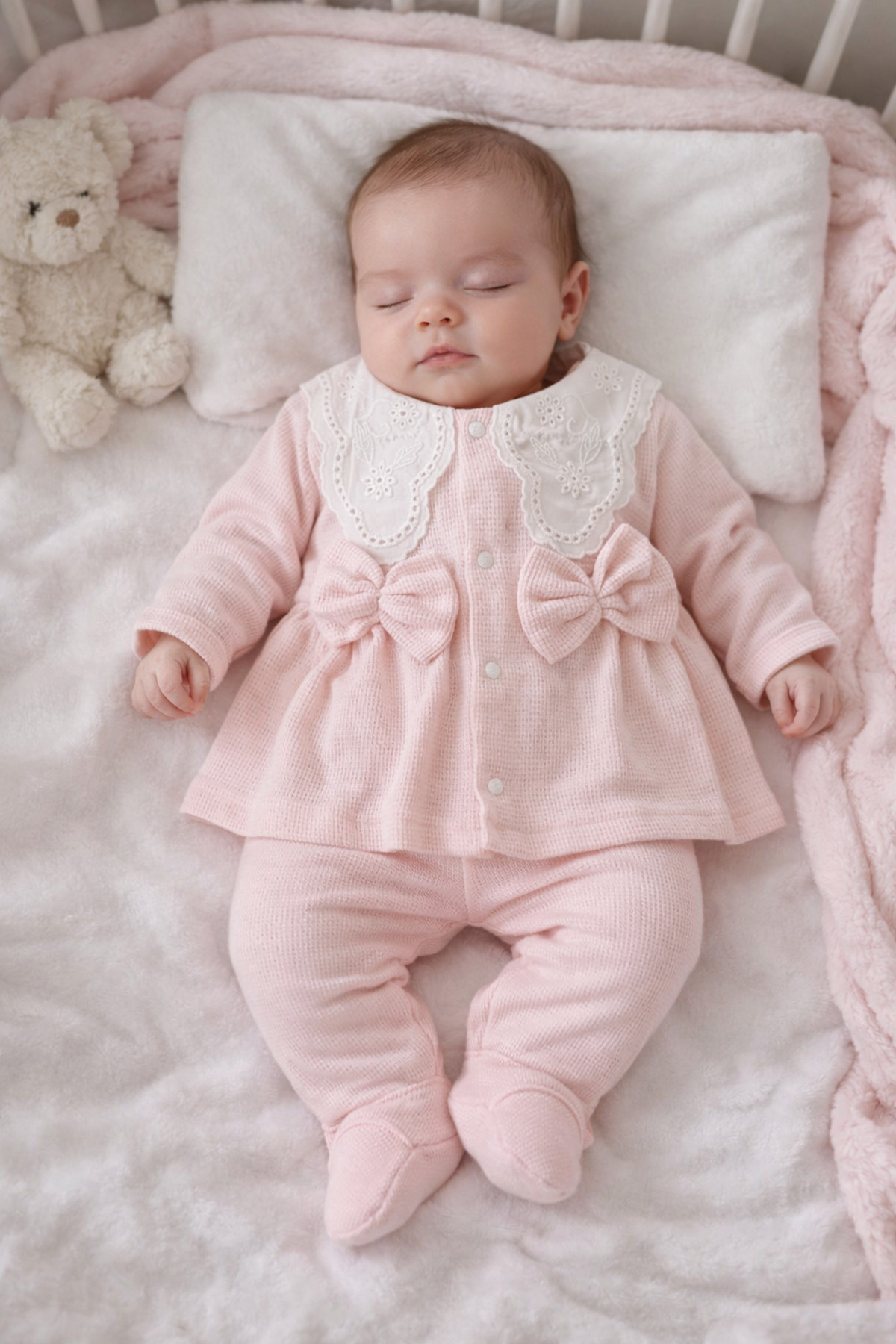 Gökçe Bebe KIZ BEBEK 10'LU YENİDOĞAN HASTANE ÇIKIŞI ZIBIN SETİ