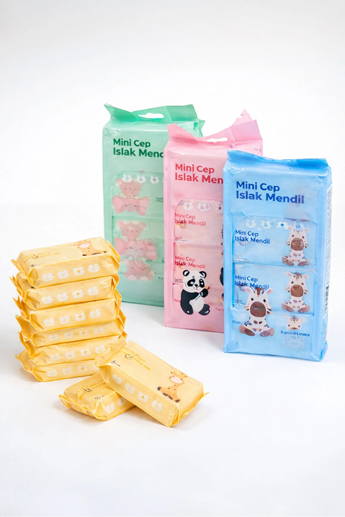 zubi Mis Kokulu 8'li Mini Islak Mendil - Evde - Okulda - Ofiste 1.Kalite Figürlu Islak Mendil fotoğrafı 2 (önizleme)