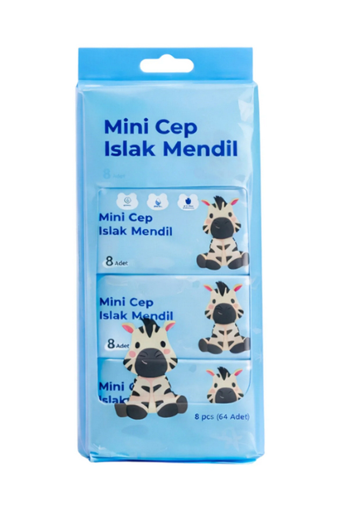 zubi Mis Kokulu 8'li Mini Islak Mendil - Evde - Okulda - Ofiste 1.Kalite Figürlu Islak Mendil fotoğrafı 6 (önizleme)