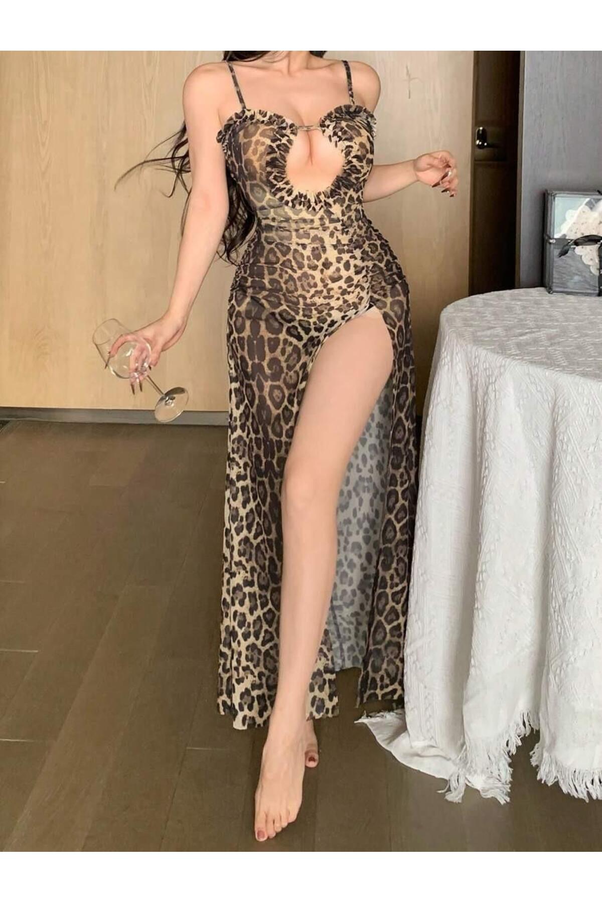 SİA LESS Kadın Gecelik Romantik Özel Gece Elbisesi