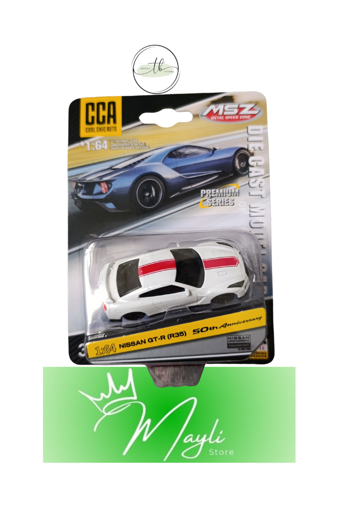 MiniGT 1/64 R35 ミニカー2台セット CCA 1/64 Nissan GT-R (R35) 50th Anniversary 1/64 - Fiyatı, Yorumları