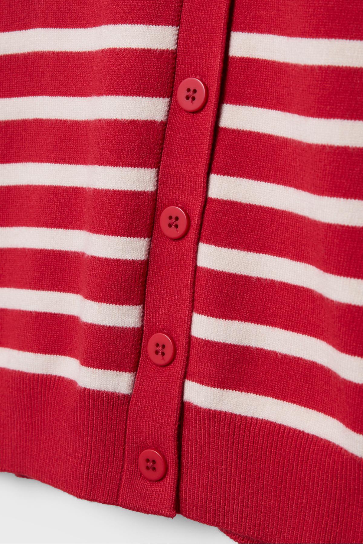 Stradivarius  Reglan kollu düğmeli triko hırka - Görsel 8