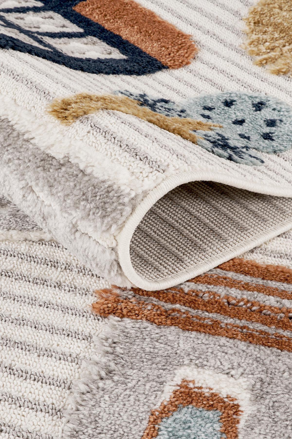 ESSENSE HOME & LİVİNG TİNKY Yumuşak Bukleli Yumuşak Peluş Post Shaggy Krem Çocuk Odası Oturma Odası Salon Mutfak Halısı fotoğrafı 3 (önizleme)