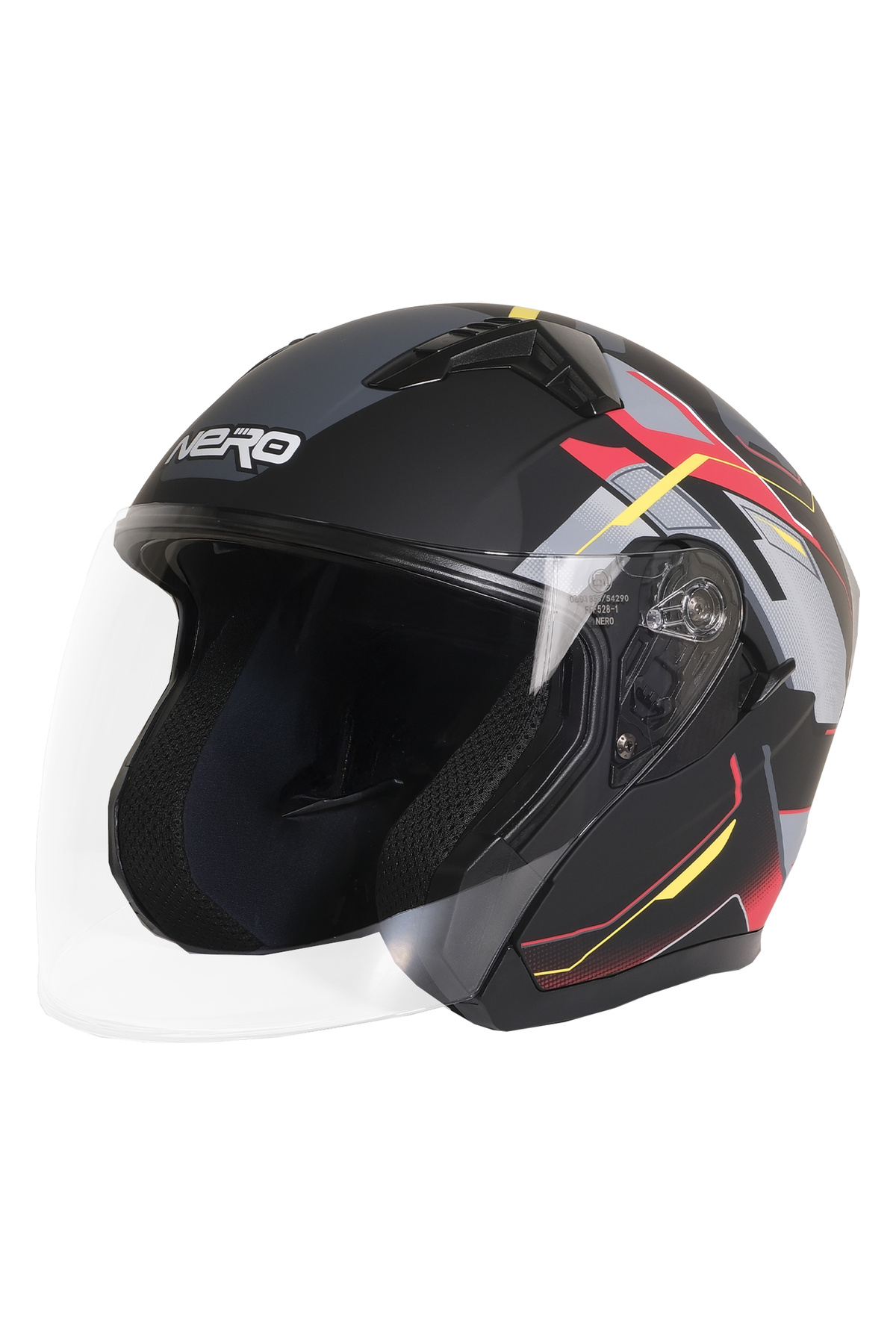 GP KOMPOZİT GP NERO MKS006-MBC5R Şeffaf Vizörlü Motosiklet Yarım