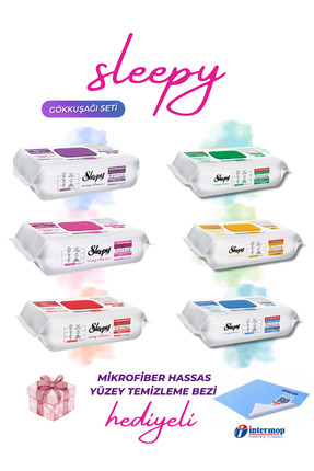 Sleepy Easy Clean Yüzey Temizlik Havlusu 600 Yaprak İntermop Slim Bez