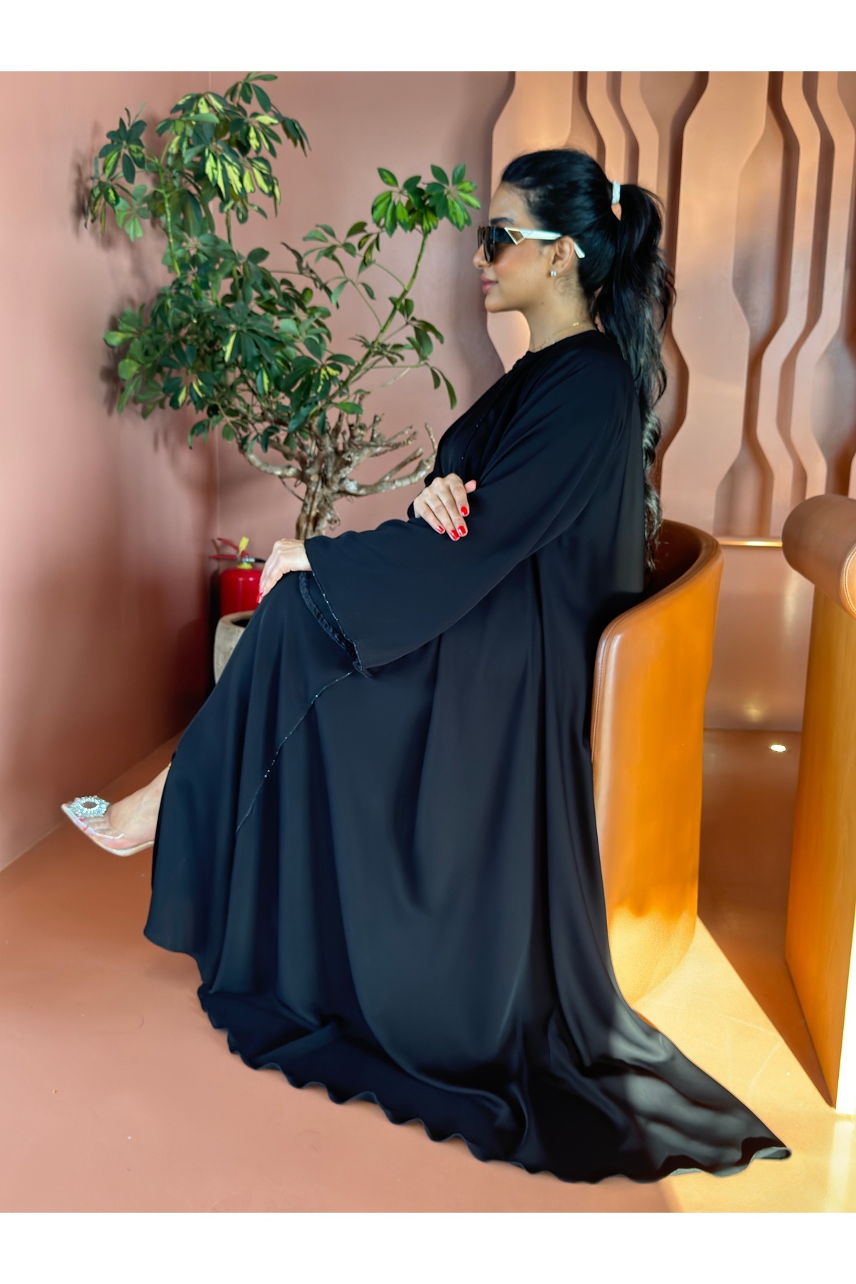 عباية ريحانه دبل كلوش