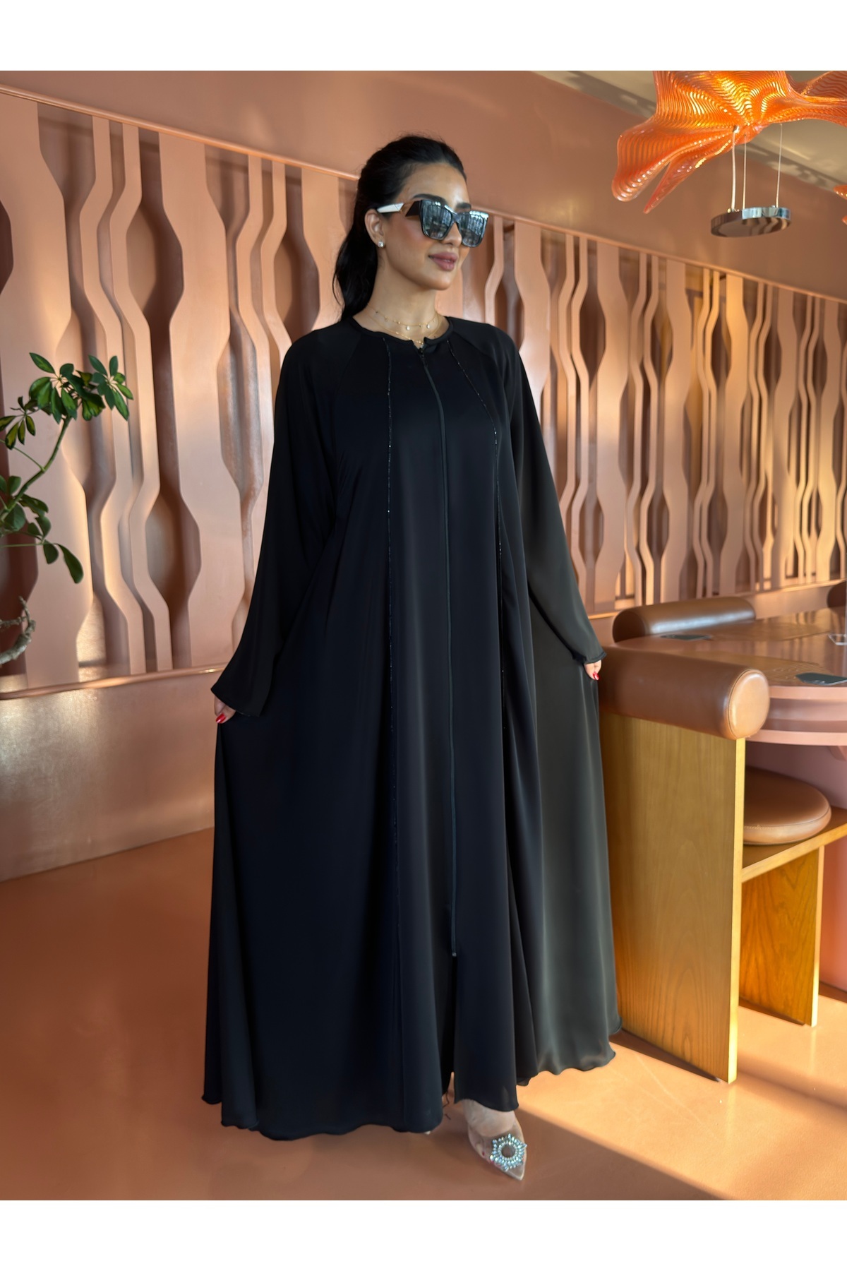 عباية ريحانه دبل كلوش