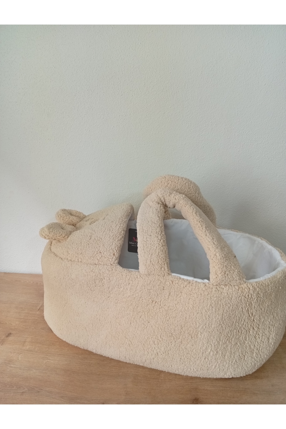 İLALKİDS Ayıcıklı Pelüş Model Bebek Taşıma Çantası Bebek Bakım Anne Çantası fotoğrafı 2 (önizleme)