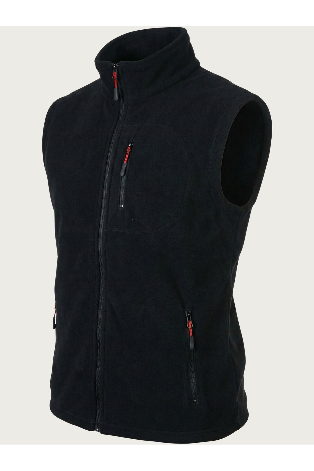 GENIUS STORE  Store Erkek Polar Yelek Tam Femuarlı Outdoor Spor Yelek 3 Cepli 8 Renk