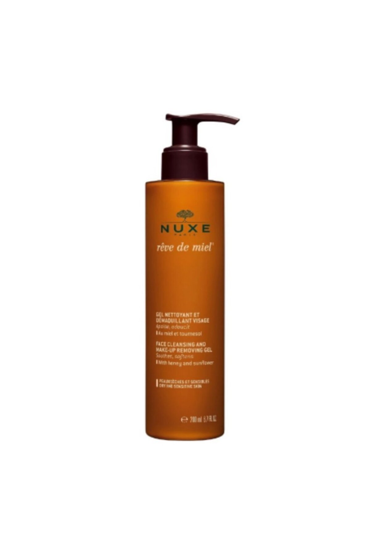 Nuxe Reve de Miel Gel Nettoyant et Demaquillant Visage 200ml — 3264680004070