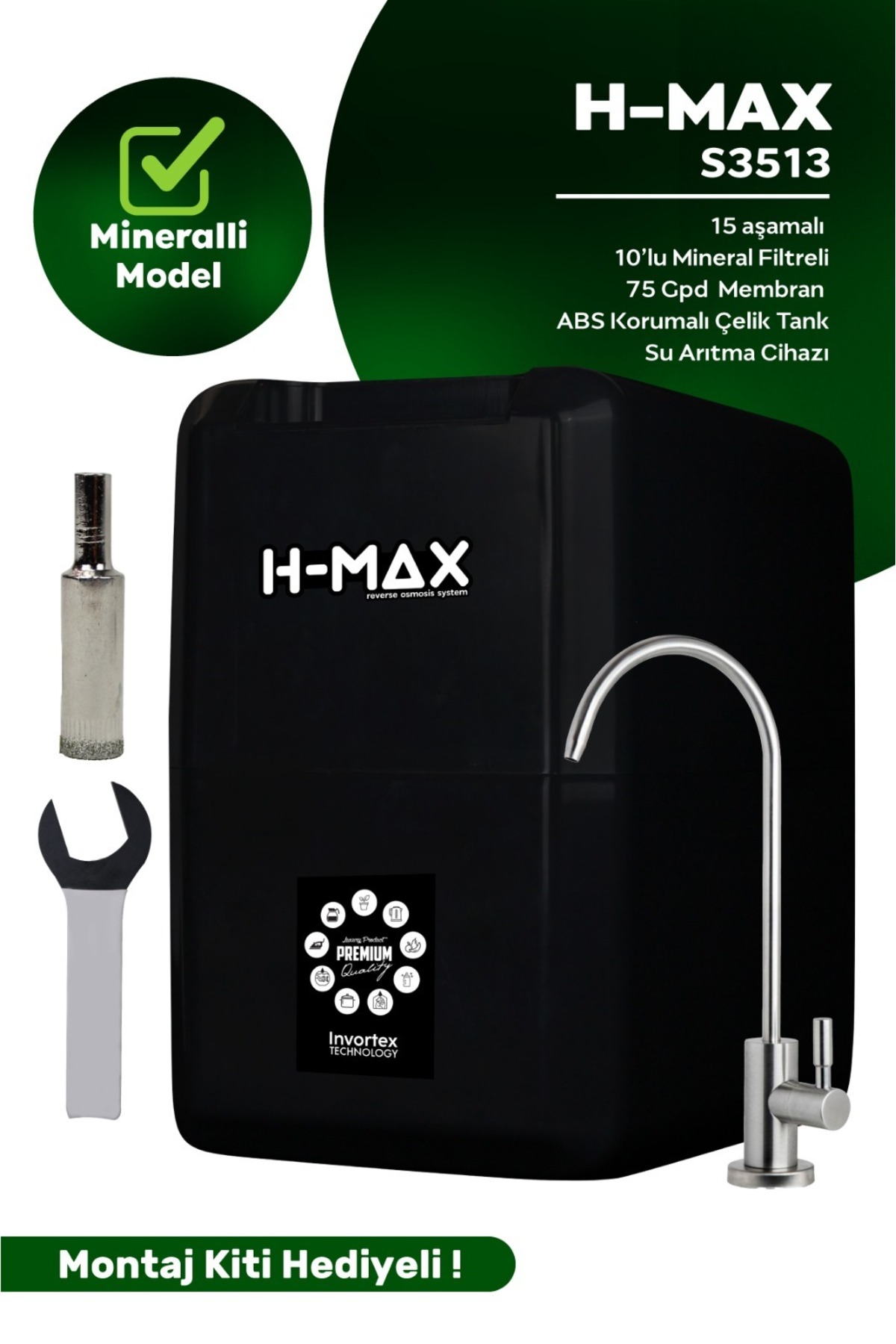 Hmax S3513 Model 15 Stage Mineral Water Purifier