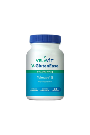 Velavit V-GlutenEase Takviye Edici Gıda 60 Kapsül